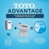 Toto TORNADO FLUSH Commercial Flushometer Floor-Mounted Toilet, Elongated Cotton White CT725CU#01
